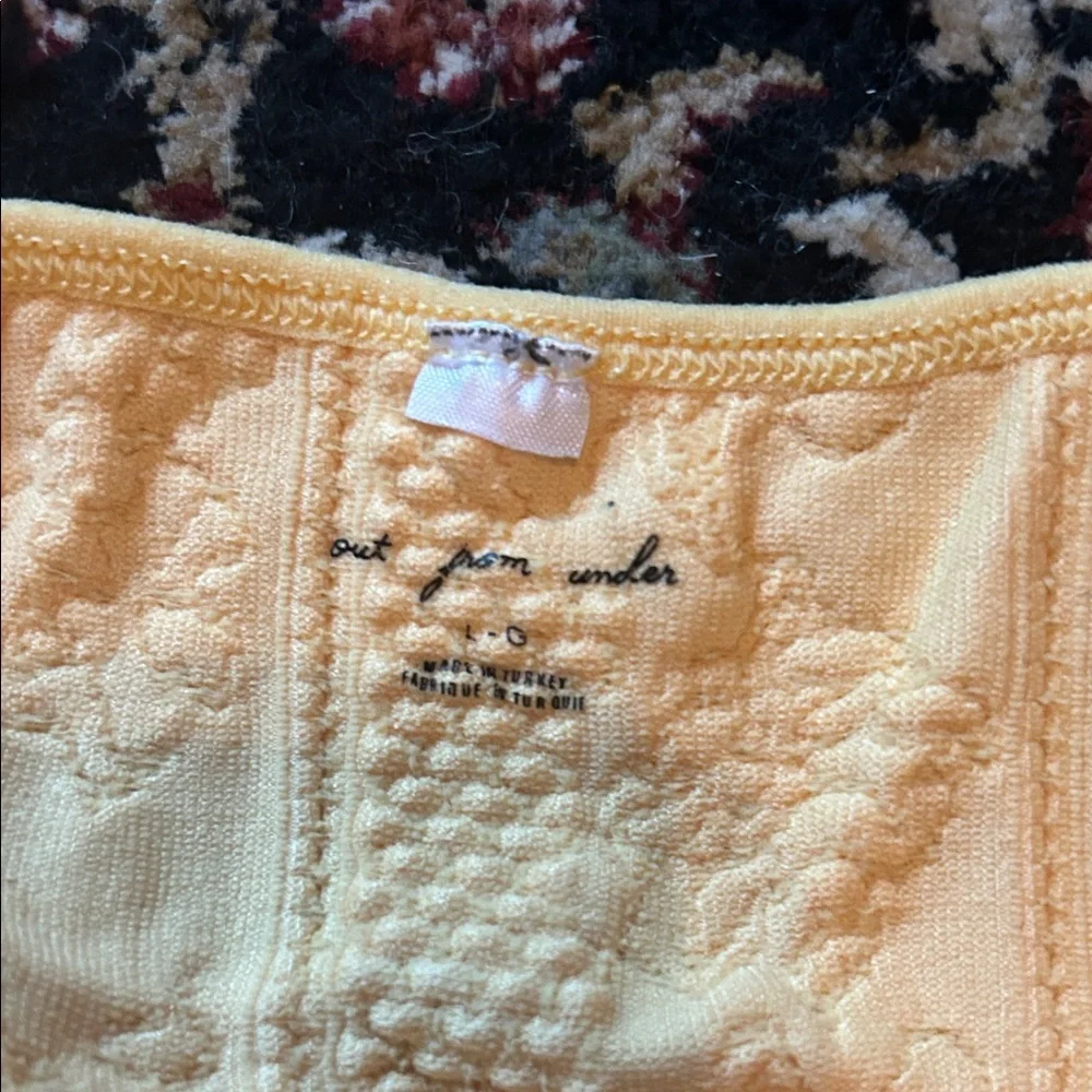 UO Yellow Cami Bra Top - Picture 2 of 3